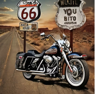 Diamond Painting  Harley-Davidson Road King